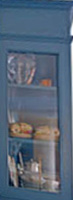 custom blue cabinet