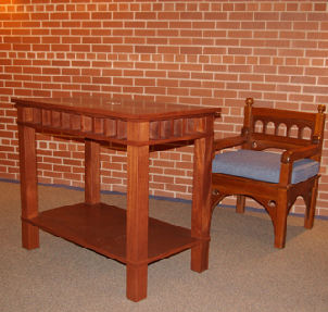 ornate table for church